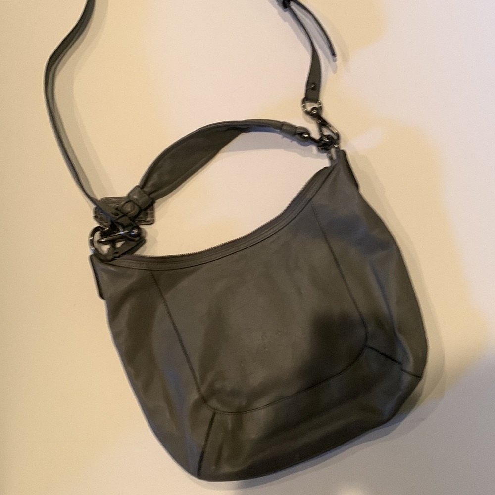 Coach Grey Leather Kristin Handbag - Picture 8 of 11